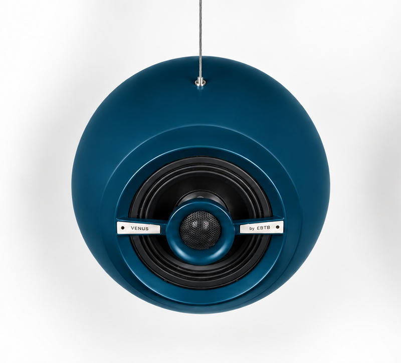 EBTB Venus LV8 loudspeaker in a matte blue finish